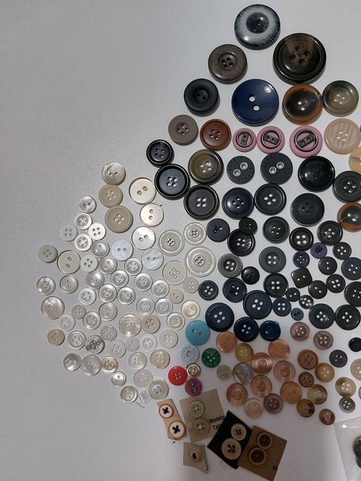 Botões de vários tamanhos