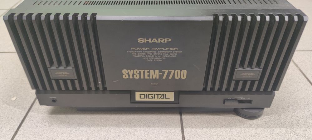 Wzmacniacz końcówka mocy Sharp SM-7700