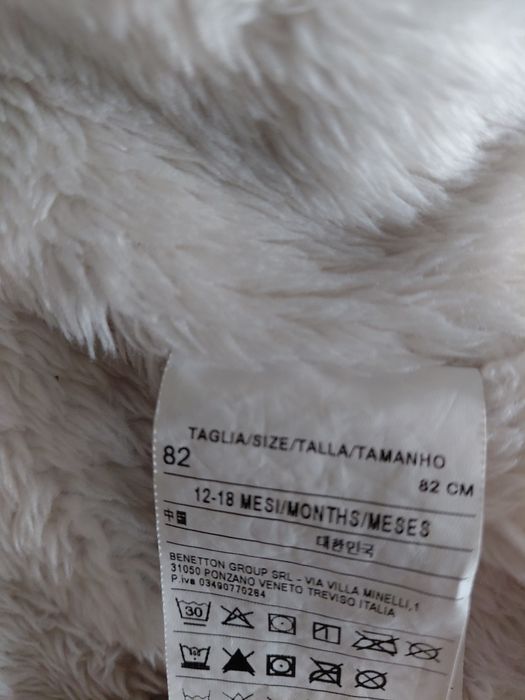 Casacos Benetton 12-18 e 18-24 meses