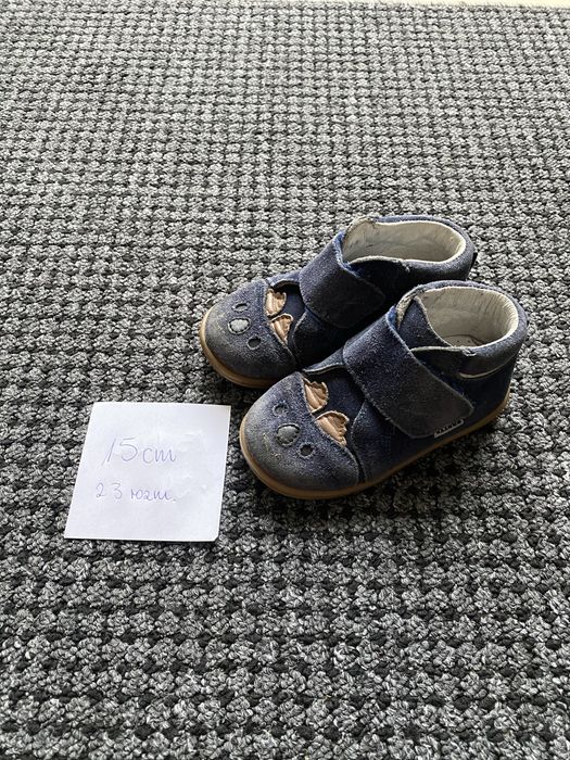 Buty trzewiki bartek 23 cm 15 cm skorzane