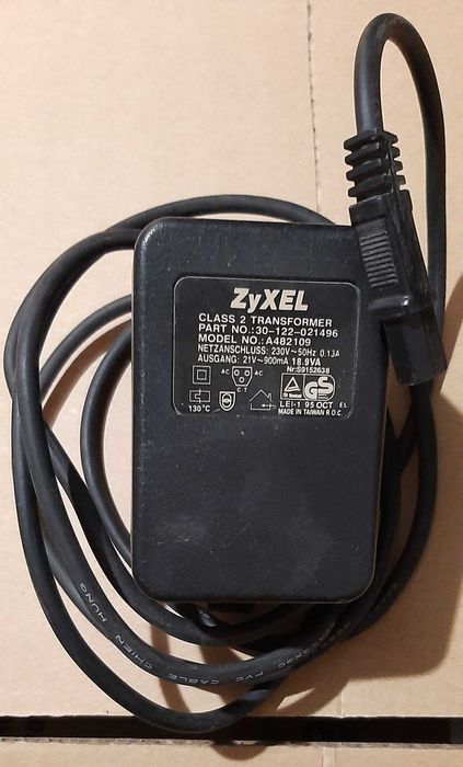 Блок питания AC 21v~ 900mA,  zyxel model a482109 (dv-2190acup)