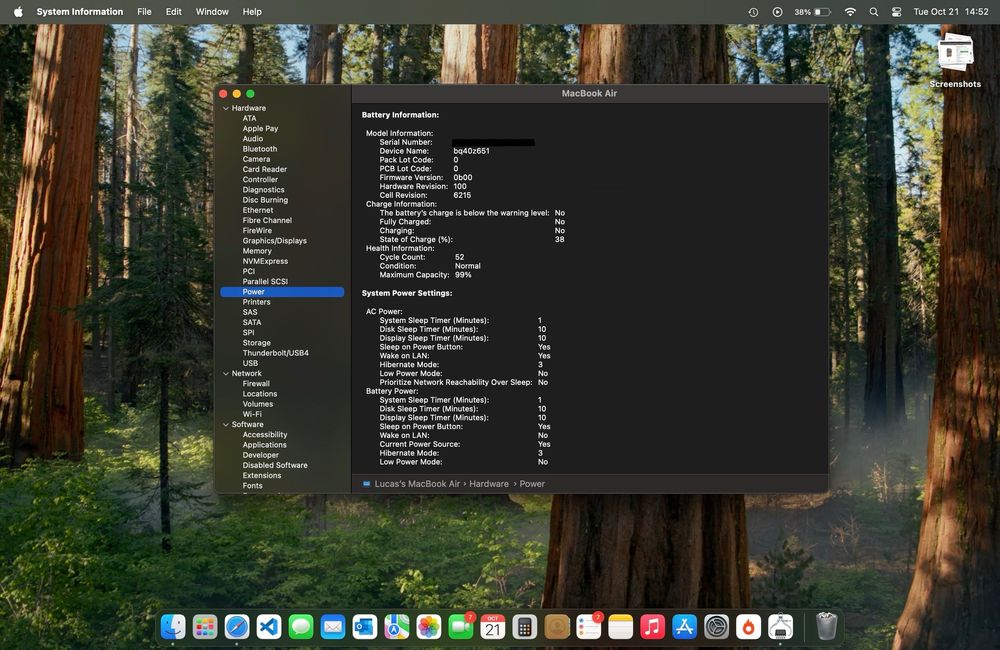 MacBook Air M2 / 512 SSD / 8GB RAM / 58 ciclos apenas