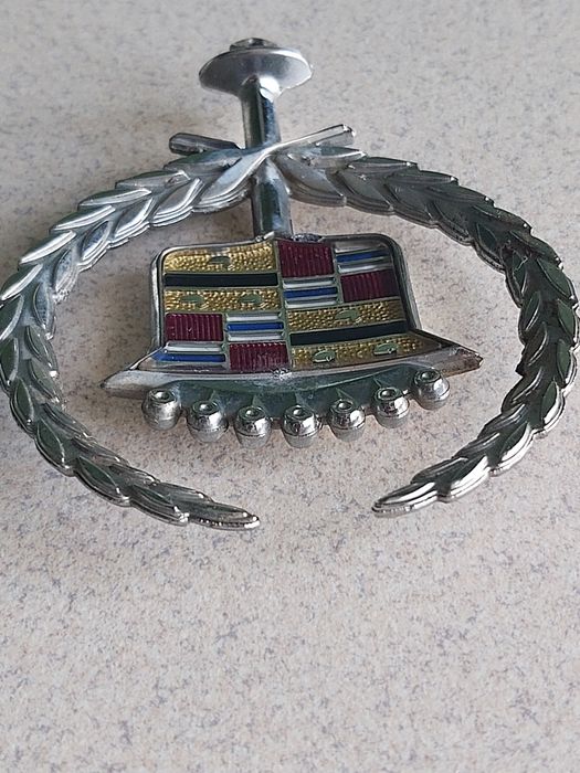 Stary emblemat auta Cadillac/lata 70siąte XXw.