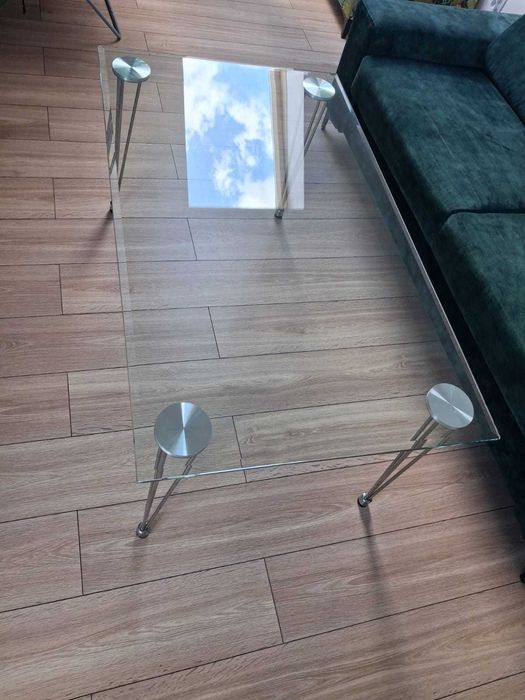Kanapa/sofa + stolik szklany