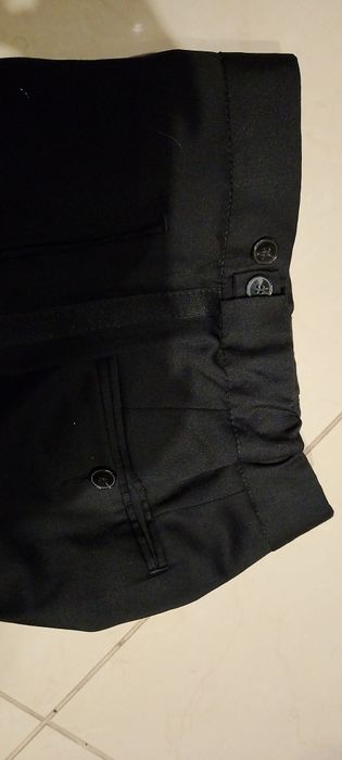 Spodnie czarne smokingowe 176/84pas