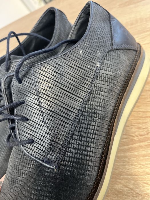 Półbuty męskie Bullboxer Premium – skóra, granatowe, r. 43