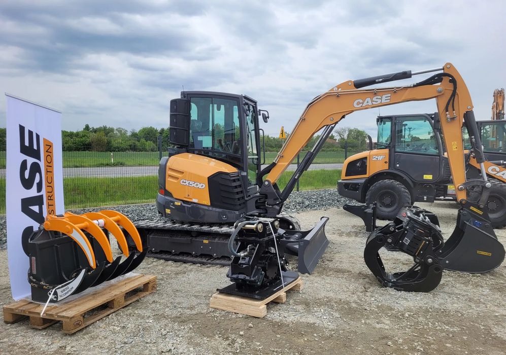 Case Minikoparka CASE CX50 5 ton koparki  Minikoparka CASE CX50D koparka gąsienicowa 5 ton serwis Wrocław
