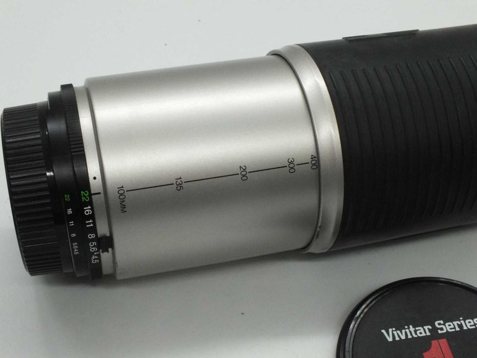 Obiektyw Vivitar 100-400mm, tulipan, mocowanie Nikon f