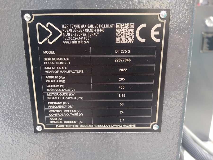 Mavipal | Serrote de Disco Manual DT275S ILERI TEKNIK
