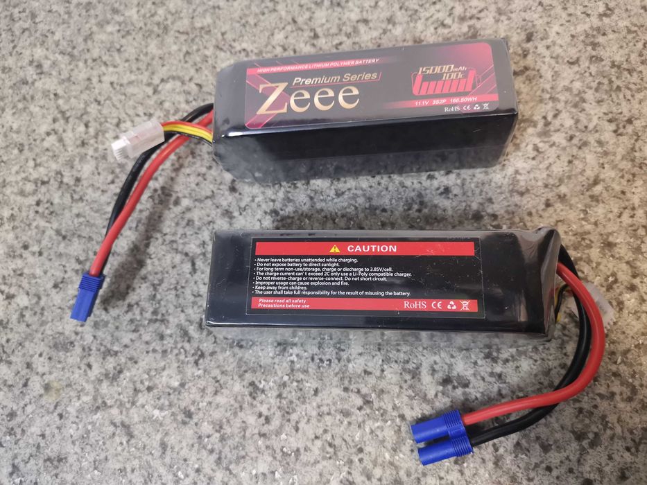 RC аккумулятор Zeee LiPo 3S 6S 7200mAh 15000mAh батареї