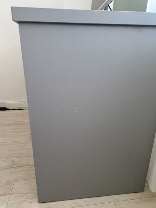 Biurko szare 120x55 cm