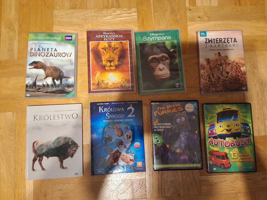 Płyty DVD - bajki i filmy