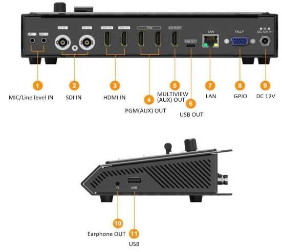 AVMATRIX HVS0403U - Switcher / Mesa Vídeo