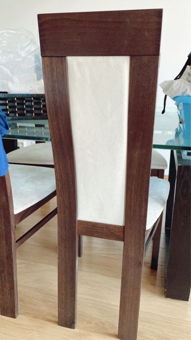 Mesa Vidro Sala (opção cadeiras)