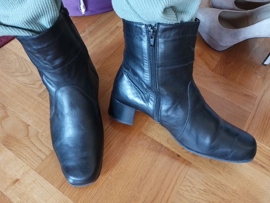 Skórzane buty damskie rozmiar 44