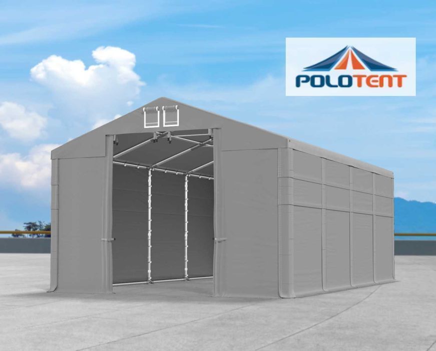 Namiot Magazynowy CAŁOROCZNY 6x8x4m Hala Namiotowa Przemysłowy nowy