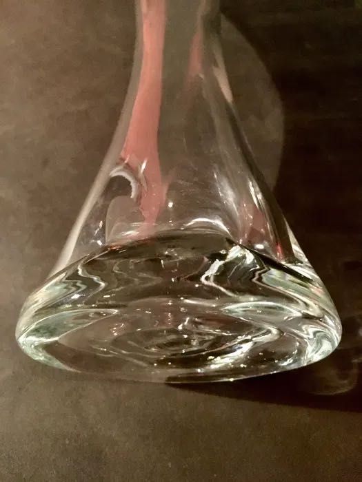 JARRA - vidro - antiga - 31 x 10 cm/s