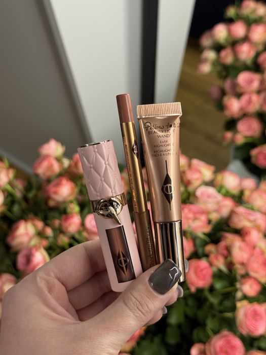 Подарунковий набір Charlotte Tilbury олівець блиск pillow talk