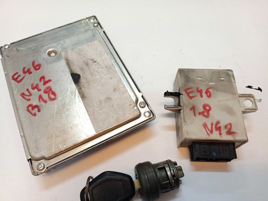 BMW E46 Zestaw Startowy sterownik silnika EWS stacyjka kluczyk N42B18