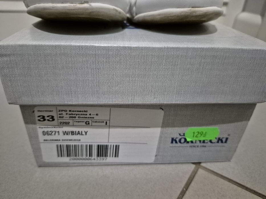 Dziewczęce buty rozmiar 33