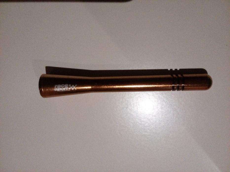 antena RACE SPORT dourada nova.