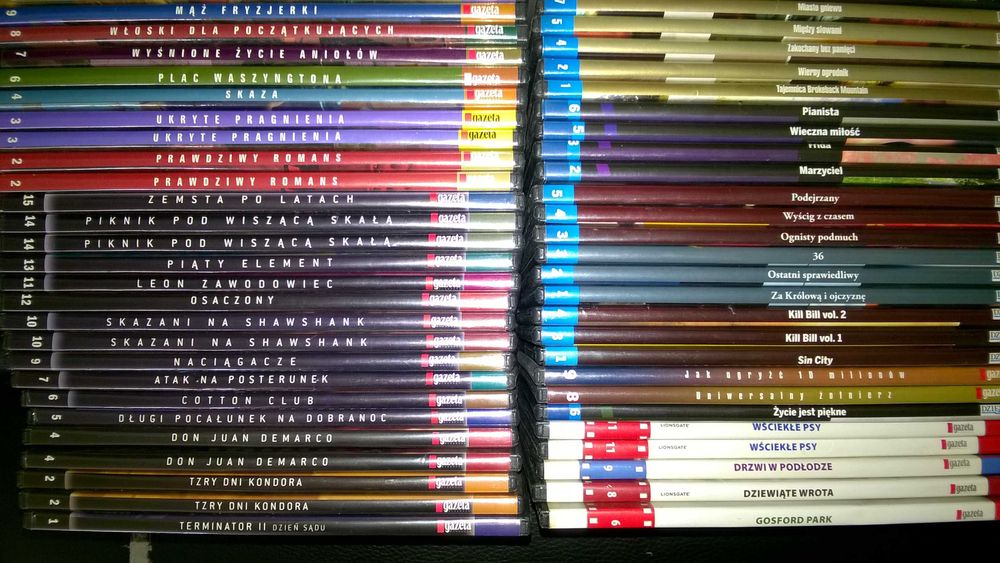 Filmy na dvd różne kolekcje nie wysyłam