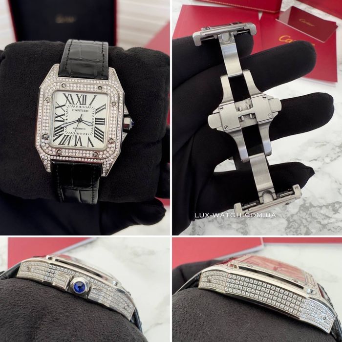 Мужские часы Cartier Santos Diamond