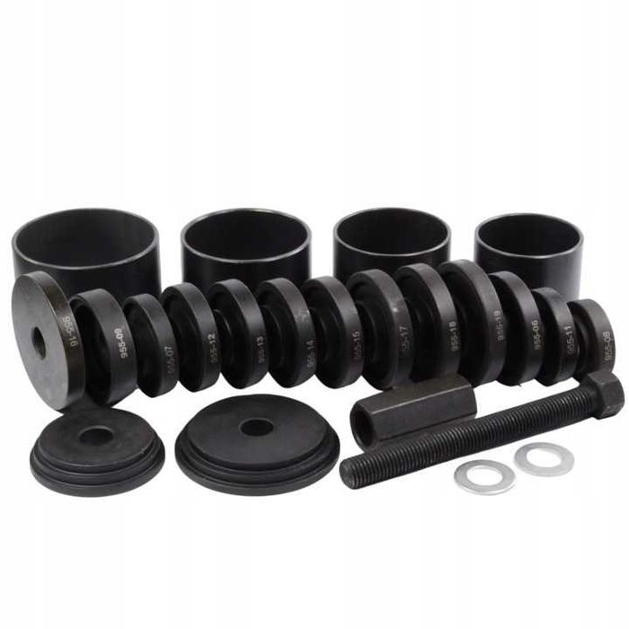 Ściągacz do łożysk Black 23 elementy z kołnierzami i adapterem 50-88 mm