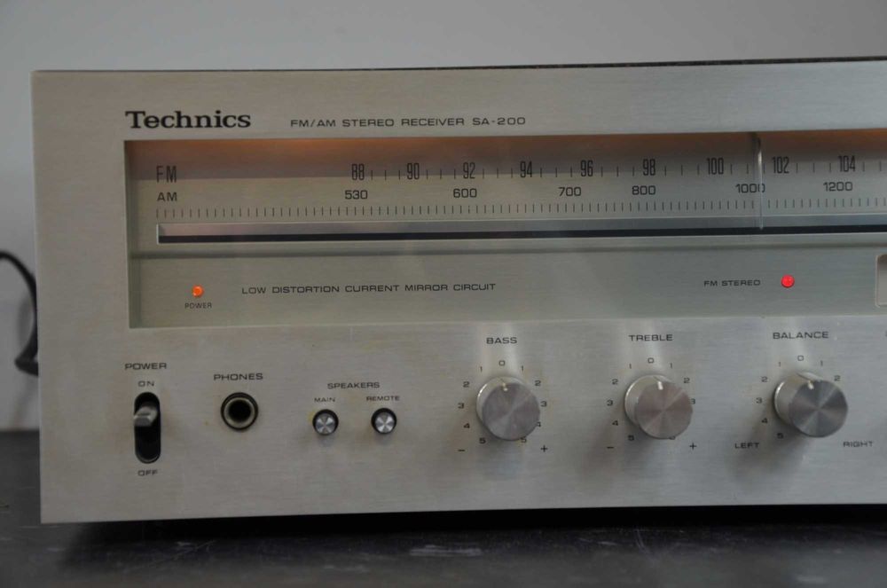 Amplituner Technics SA-200 VINTAGE stereo srebrny okazja