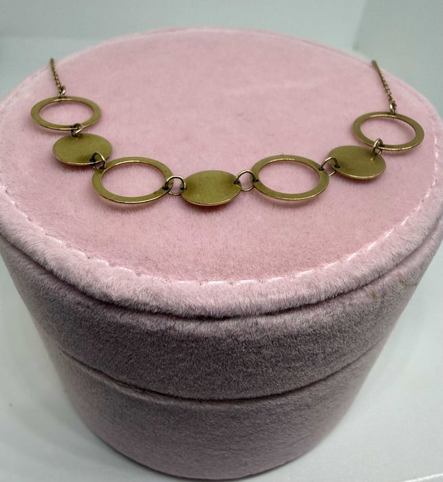 Złoty łańcuszek 375 celebrytka boho kółka 2,09g / Nowy Lombard Raków