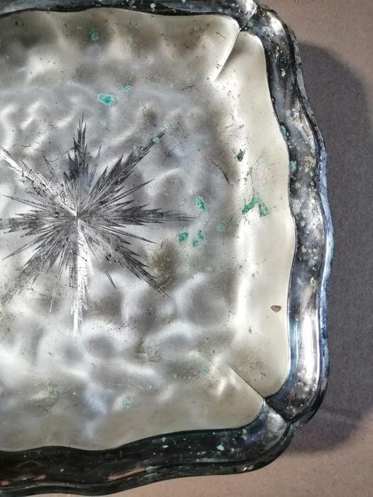 Ozdoba paterka talerzyk stal