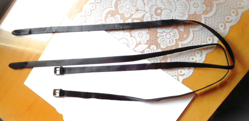 Paski, troki, 2 sztuki, długość 116 cm, szerokość 1,5 cm