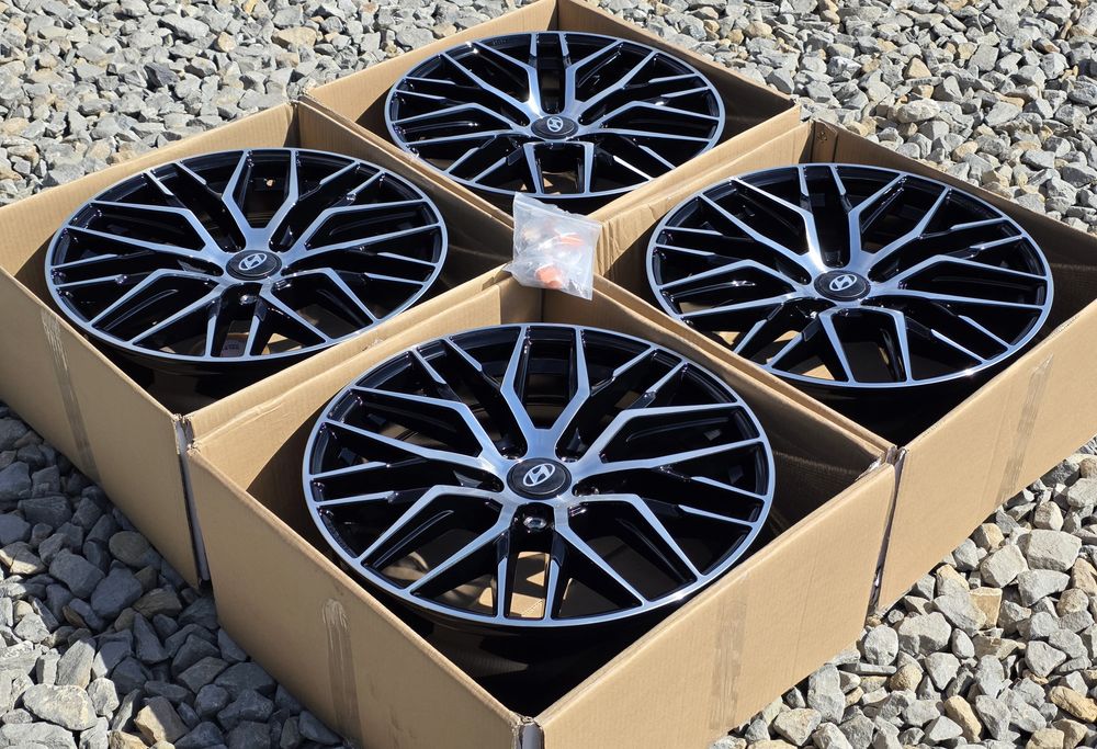 5x114 17 Hyundai Alufelgi + czujniki Tuscon Santa Fe Sonata i30 Elantr