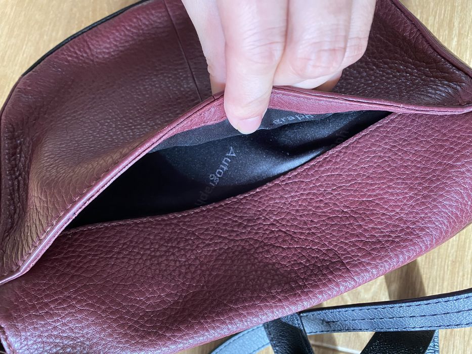 Autograph torebka skóra idealna idelana listonoszka