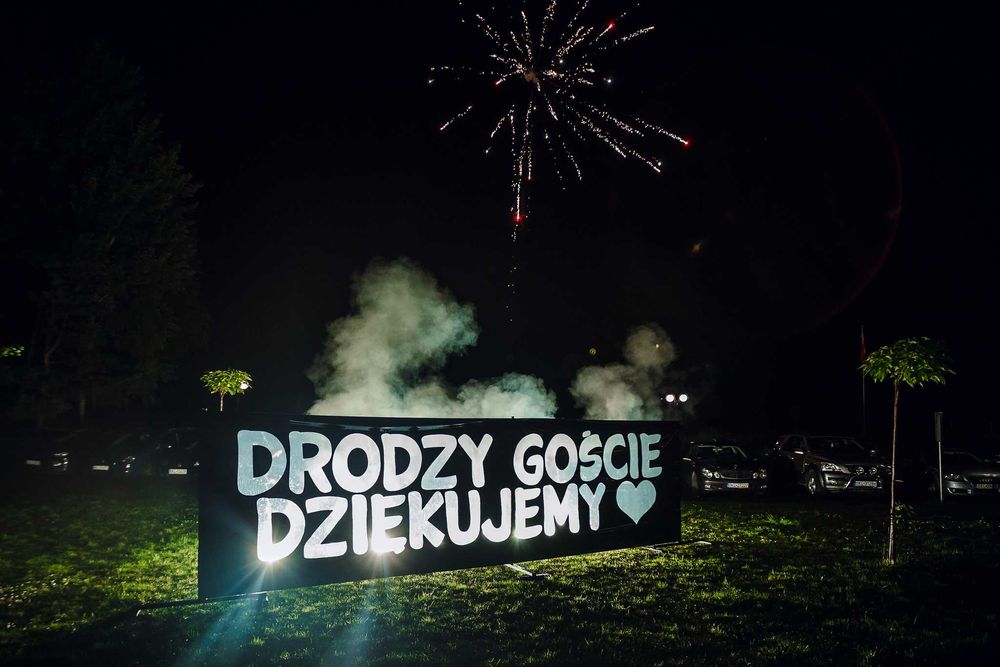 Podziękowania dla gości weselnych - folie okolicznościowe