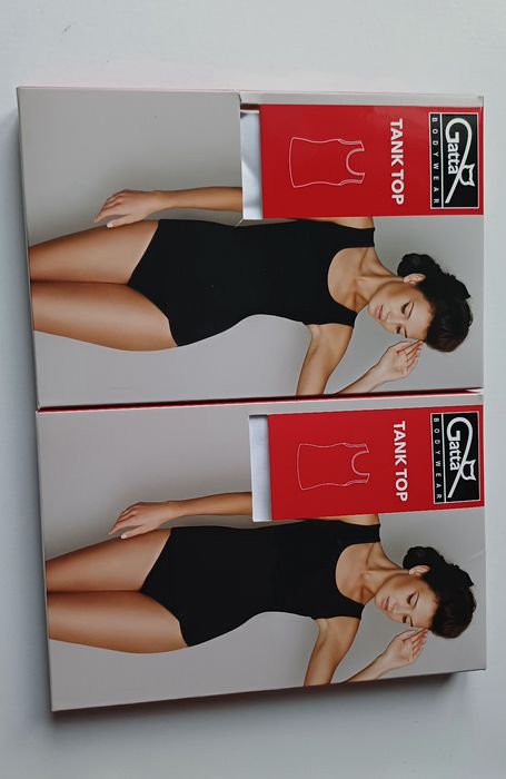 Gatta biała bielizna bezszwowa Tank top Essentials 2szt.