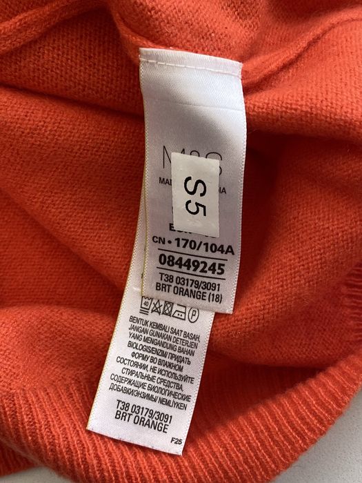 Яскравий кашеміровий светр преміум бренду (100% кашемір) m&s