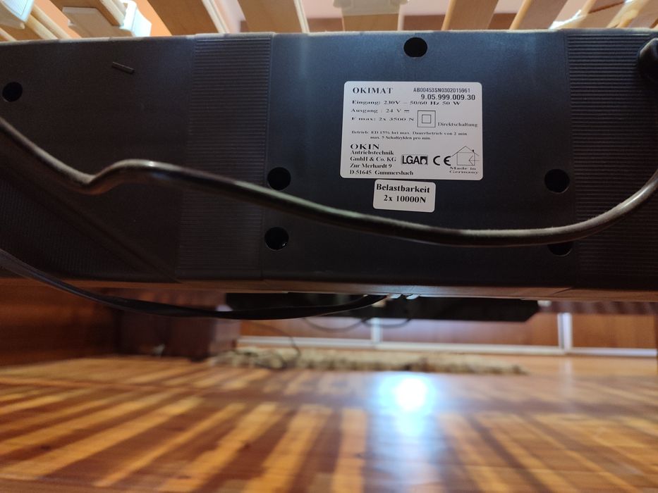 Meble zestaw łóżko do sypialni stelaż elektryczny