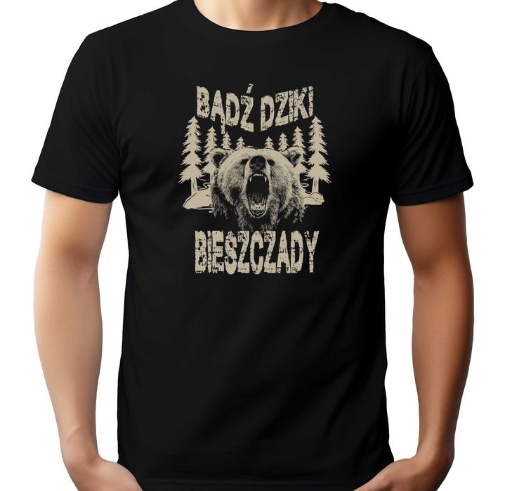 koszulka Bieszczady, koszulka Bieszczady koszulka turystyczna biwak