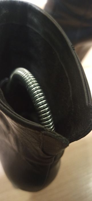 Botki zimowe skórzane Lasocki CCC 37 słupek platforma traper