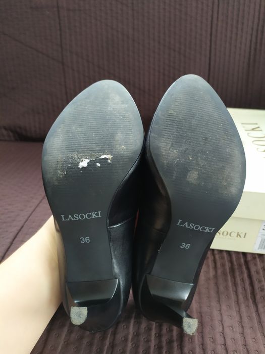 Szpilki  skórzane Lasocki r.36