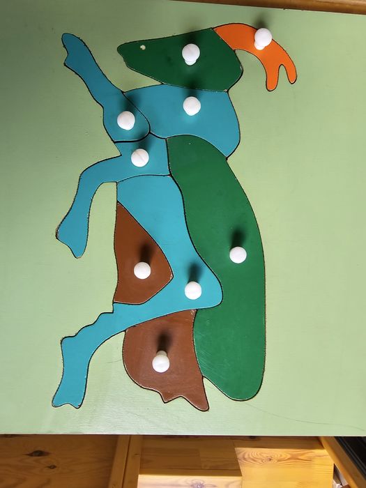 Puzzle edukacyjne Montessori - Pasikonik