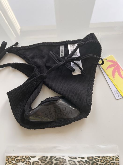 Dół od bikini Guess czarny xs/s wiązany nowy