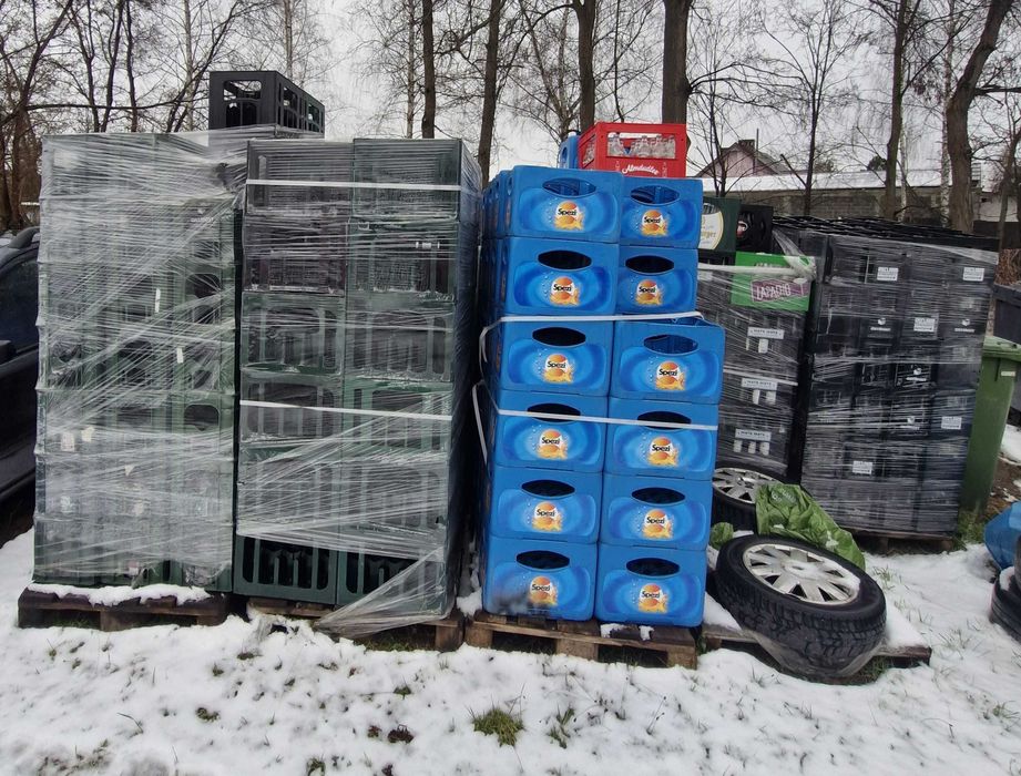 skrzynki na butelki, po piwie i po napojach, 500 skrzynek