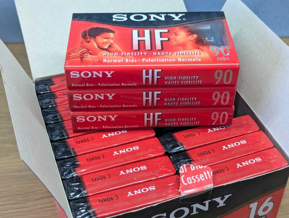 SONY HF90 Аудіокасети аудио кассеты пак 16 штук SONY HF90  USA