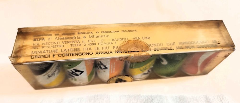 6 Latas Refrigerantes Miniaturas