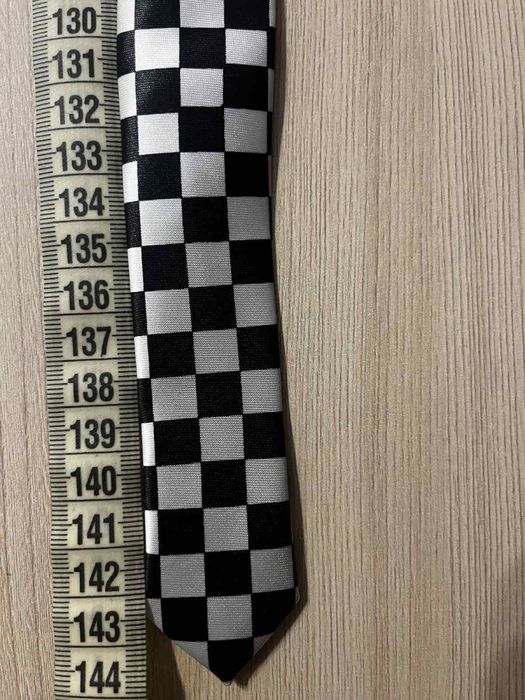 Краватка опт гурт чорна клітка клітинка Time of Style 27901608 checker