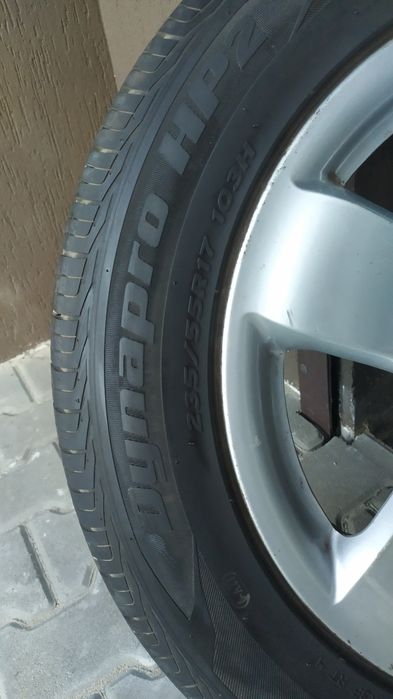 Резина с дисками R 17/55/235/Henkok.Дискі 5*112