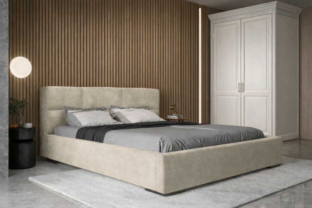 10 LAT GWARANCJI Łóżko tapicerowane ze stelażem metalowym - PRODUCENT