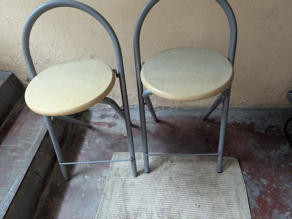 Krzesło skladane taborek - cena za 2